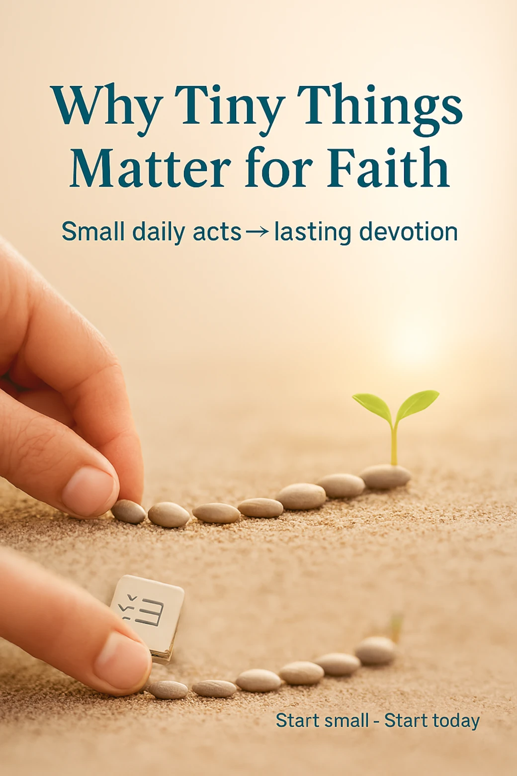 Daily Practices to Strengthen Faith - why tiny things matter for faith Daily Practices to Strengthen Faith - why tiny things matter for faith