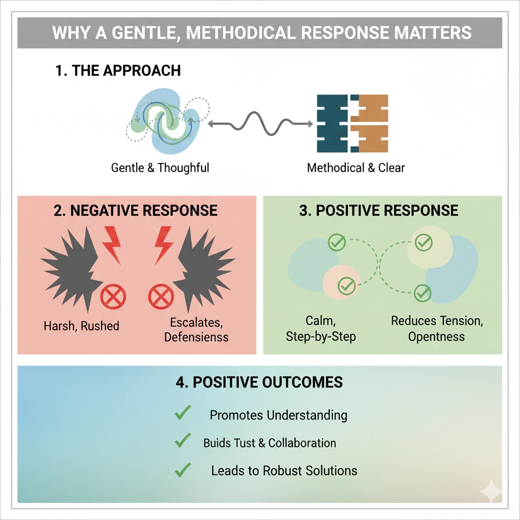 why a gentle, methodical response matters - Responding to Doubt why a gentle, methodical response matters - Responding to Doubt