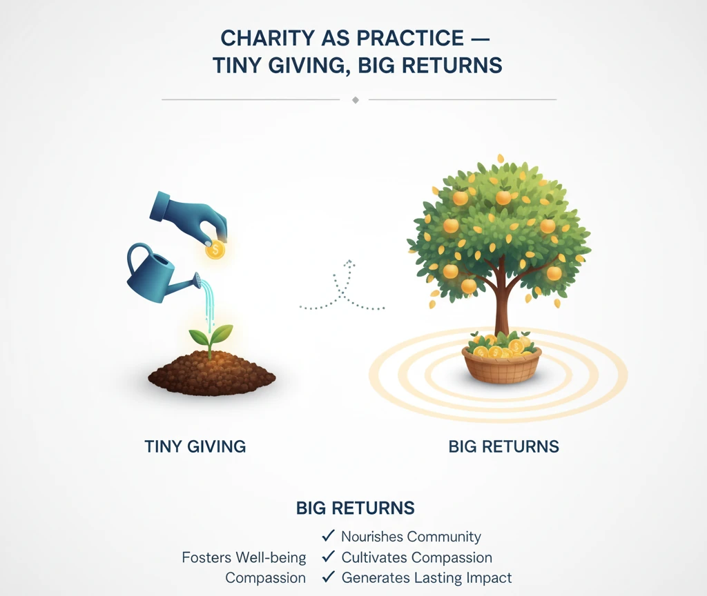 Charity as practice — tiny giving, big returns - Resilience by Ritual Charity as practice — tiny giving, big returns - Resilience by Ritual