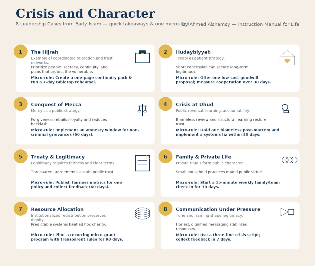 Historical Case Studies of Decision-Making in Early Islam Historical Case Studies of Decision-Making in Early Islam