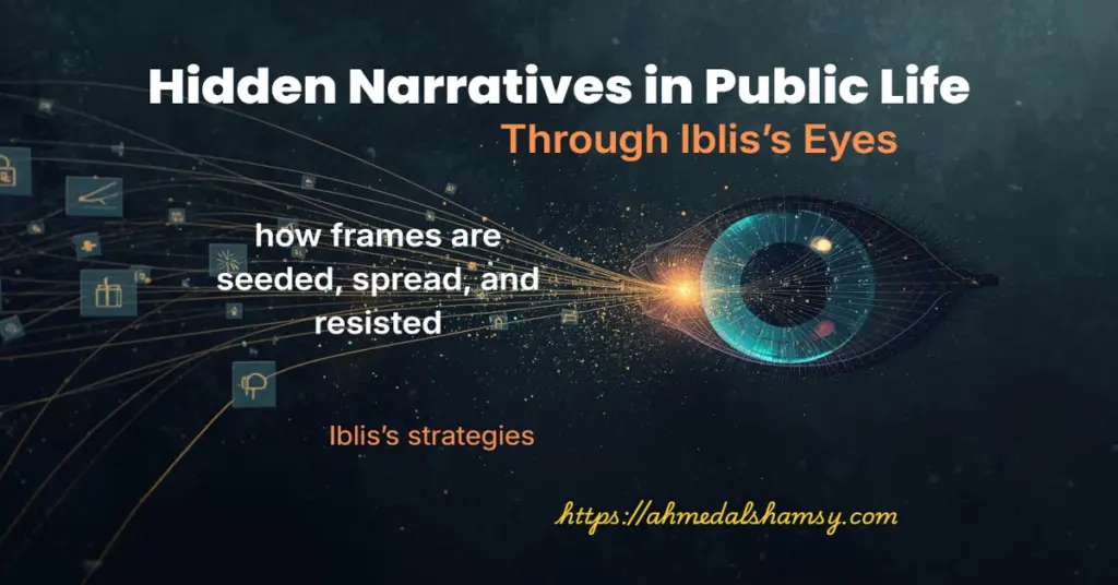 Hidden Narratives in Public Life: 7 Ways to Spot & Disrupt — Through Iblis’s Eyes 1 Hidden Narratives in Public Life — 7 Powerful Lessons