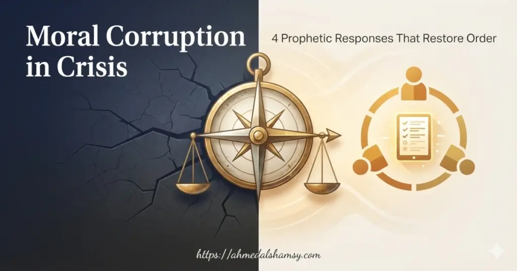 Moral Corruption in Crisis: 4 Prophetic Responses That Restore Order — Through Iblis’s Eyes 1 Moral Corruption in Crisis: 4 Prophetic Responses That Restore Order