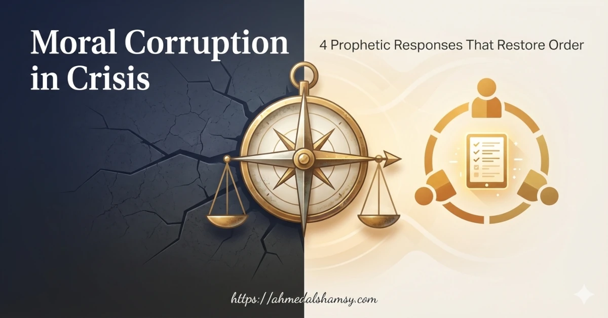 Moral Corruption in Crisis: 4 Prophetic Responses That Restore Order — Through Iblis’s Eyes 1 Moral Corruption in Crisis: 4 Prophetic Responses That Restore Order