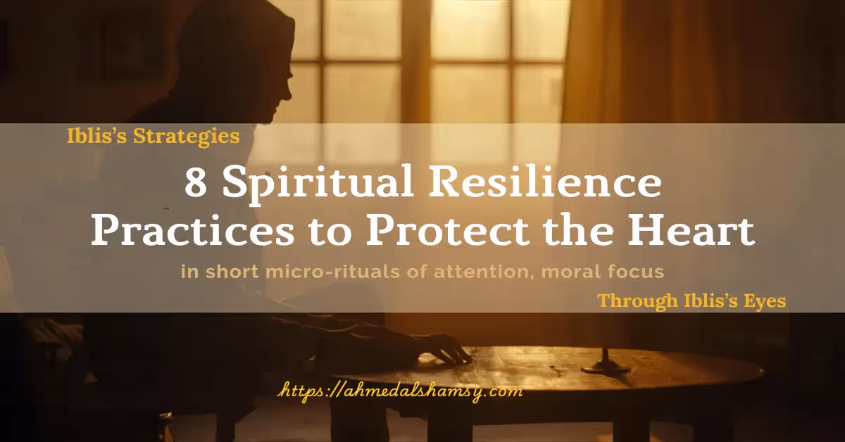 8 Spiritual Resilience Practices to Protect the Heart in a Contested Culture — Through Iblis’s Eyes